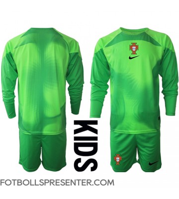 Portugal Målvakt Hemmatröja Barn VM 2022 Långärmad (+ korta byxor)